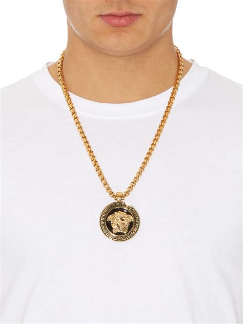 versace male earrings|Versace necklace for men.